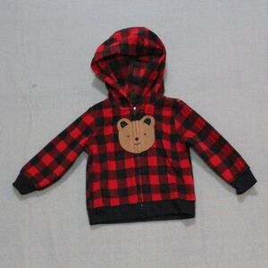 Baby Boy Plaid Zip-Up Hoodie – Child of Mine by Carter’s – 6–9M